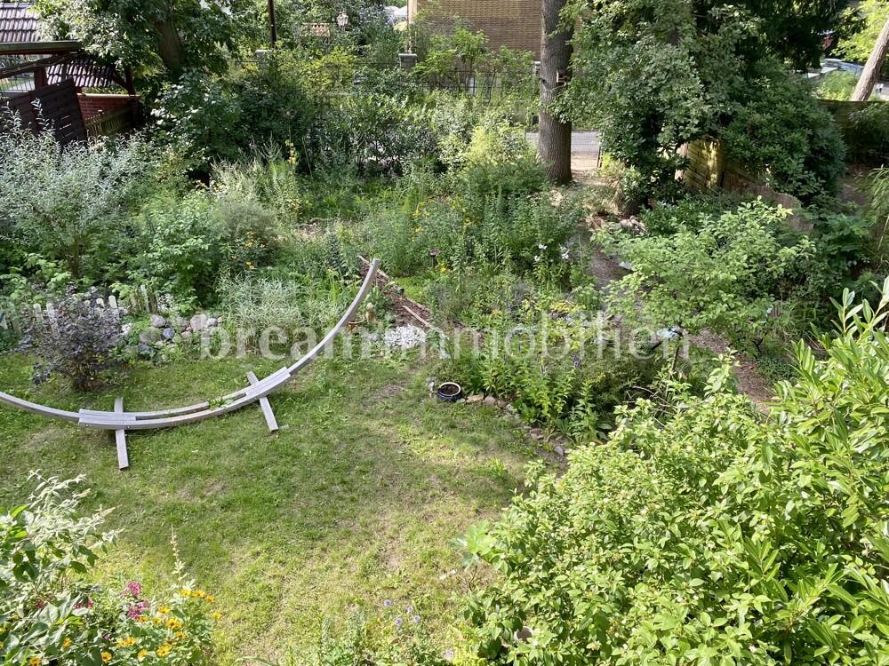 Garten, Blick vom Balkon