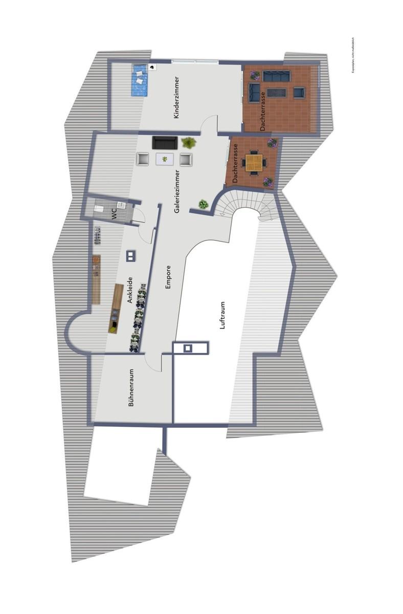 Dachgeschoss (visualisiert)