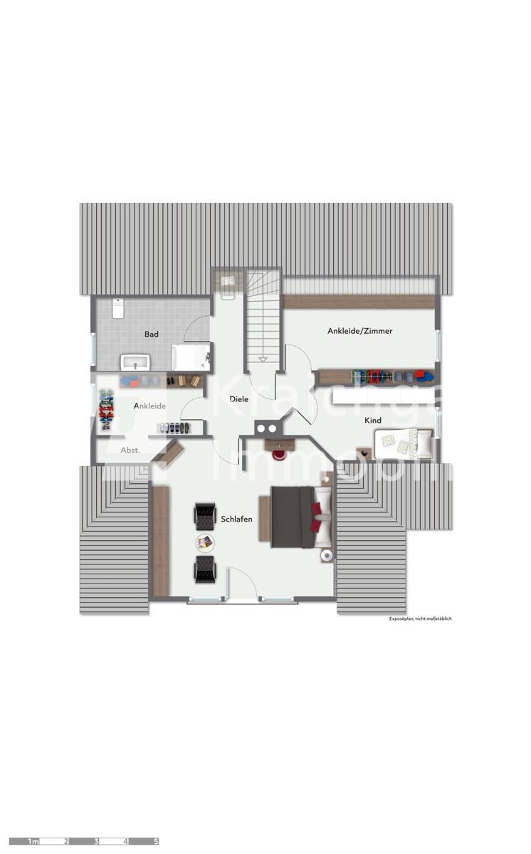 Dachgeschoss (visualisiert)