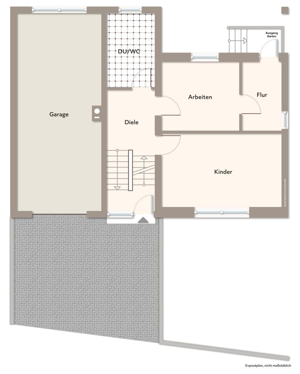 Grundriss EG (visualisiert)
