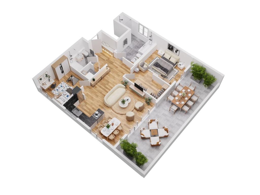 Grundriss Wohnung 7 A