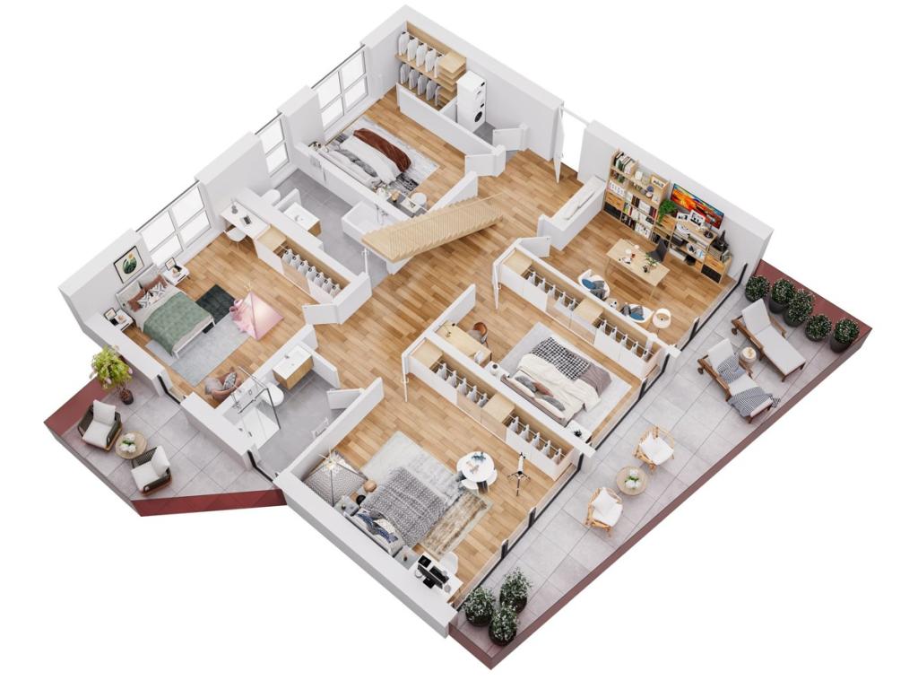 Grundriss WHG 16 2.OG