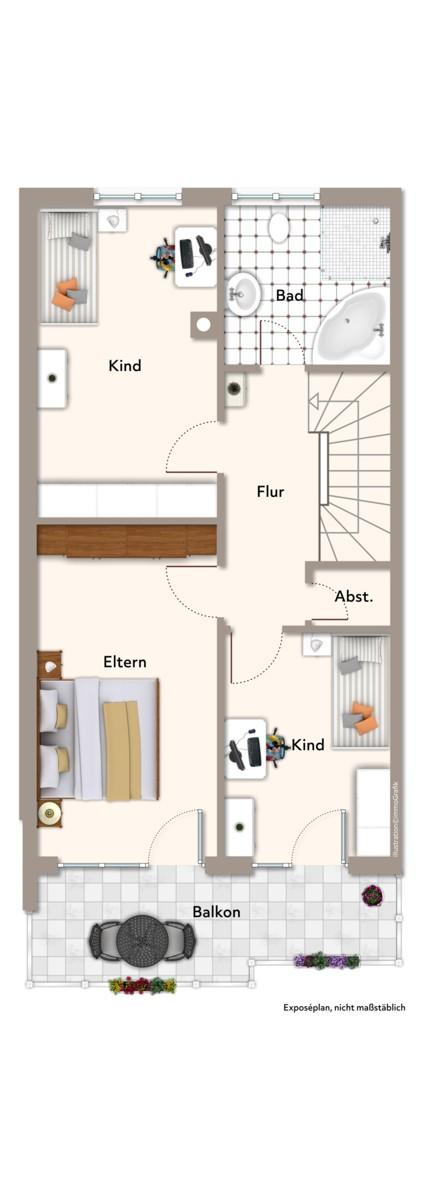 Grundriss OG (visualisiert)