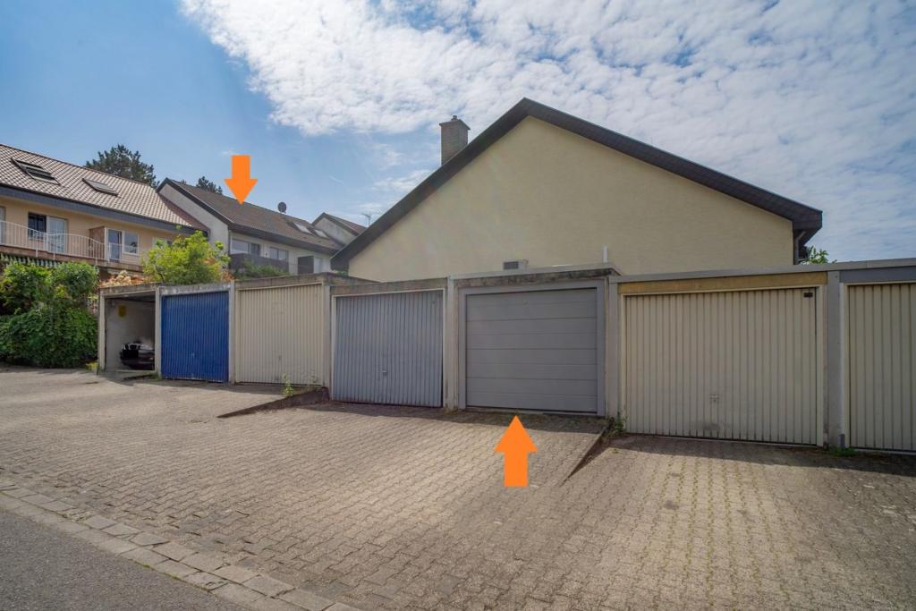 Lage v. Garage u. Haus