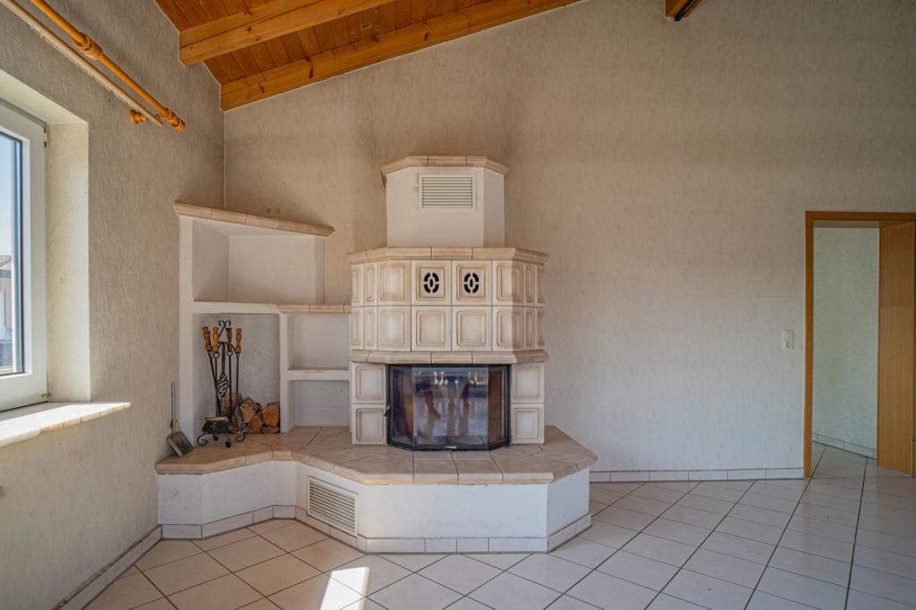 Kamin im Wohnzimmer