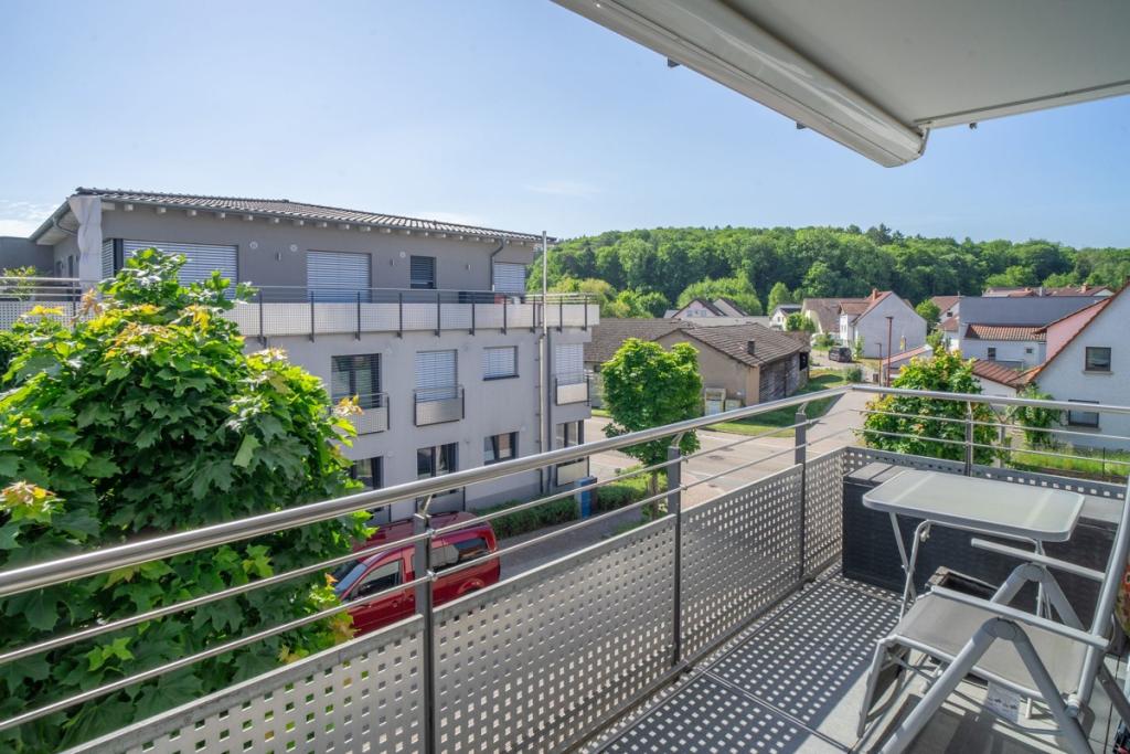Balkon und Ausblick
