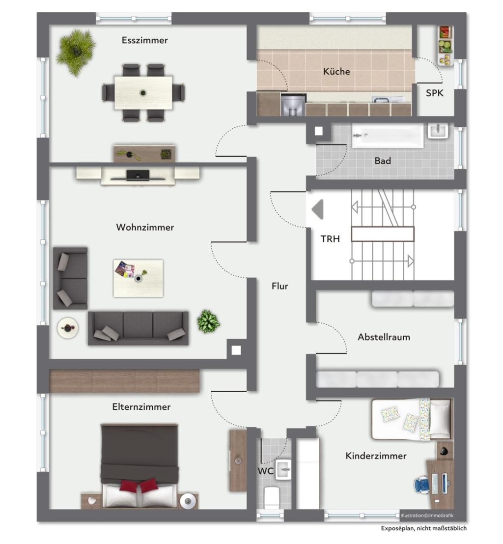 Grundriss (visualisiert)
