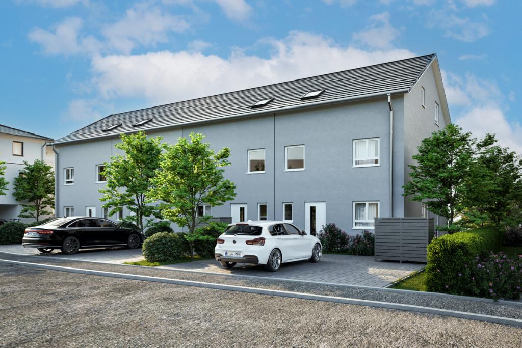 Reihenhäuser - Straßenansicht