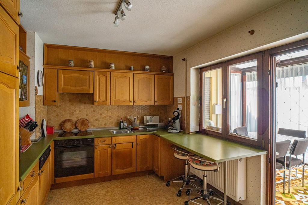 Küche mit Wintergarten