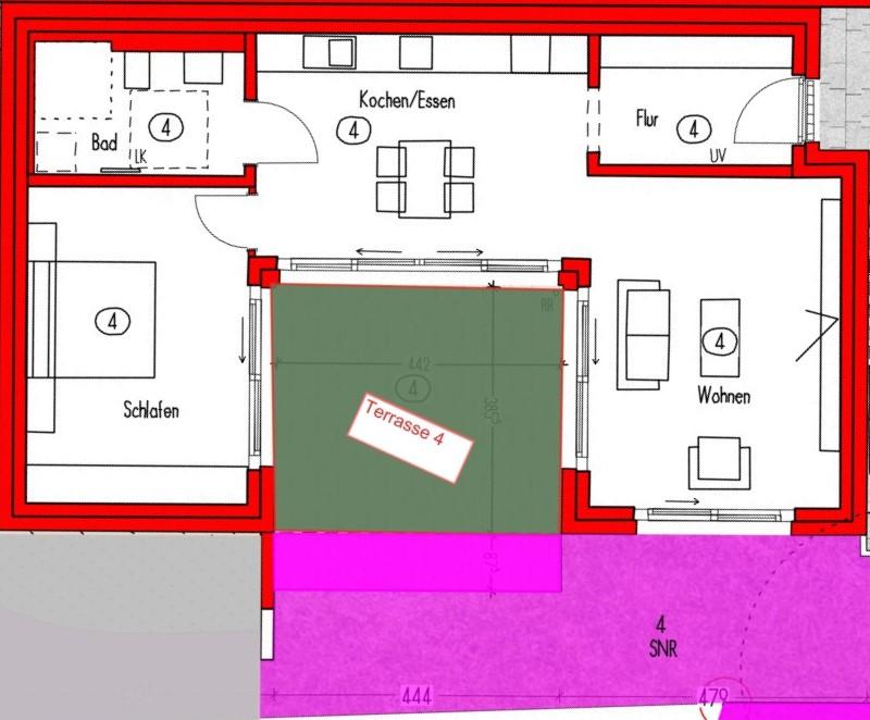 Grundriss Whg. 4 