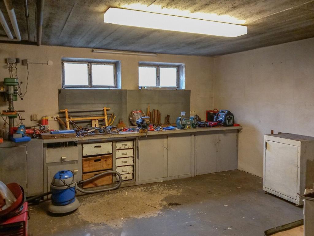 Werkstatt im UG