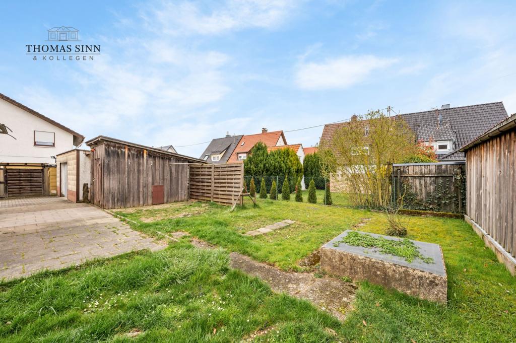 Garten hinter dem Haus