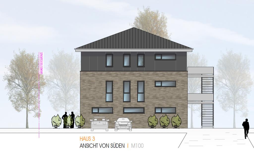 Ansicht Süden Haus 3