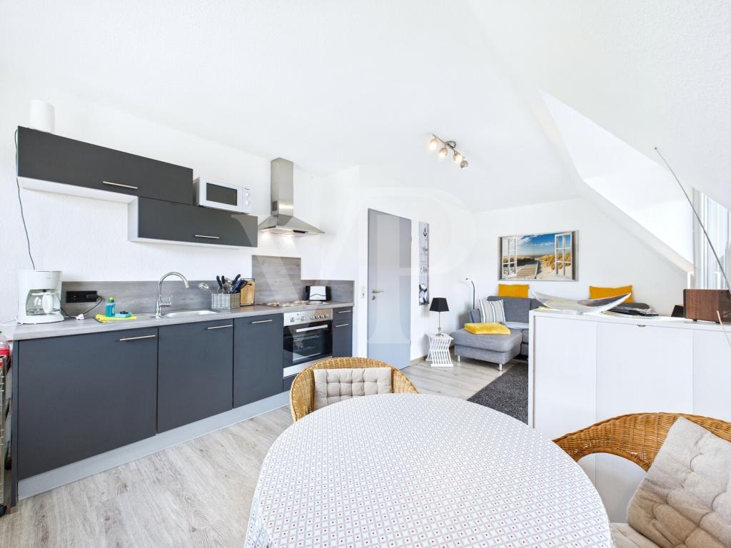 Offener Wohn-/Essbereich mit Küche