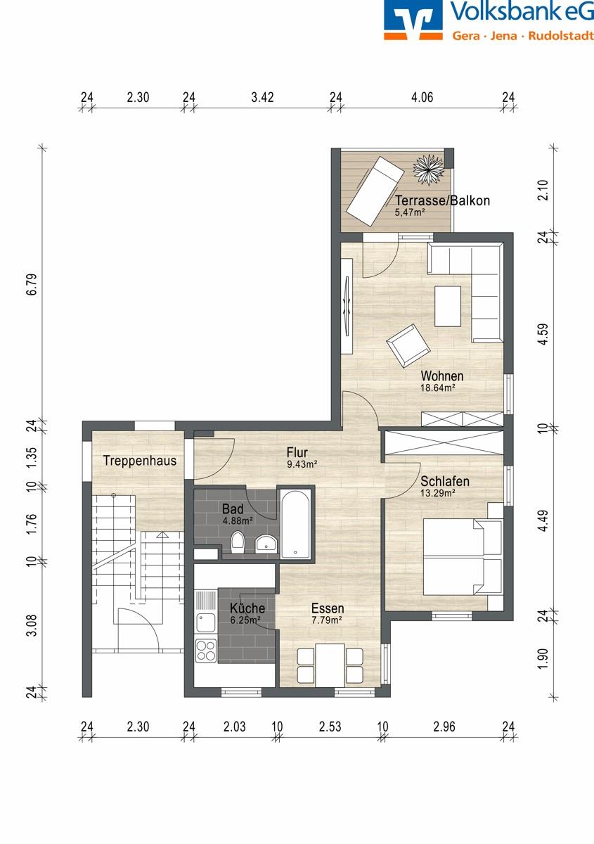 Wohnung 3 EG rechts
