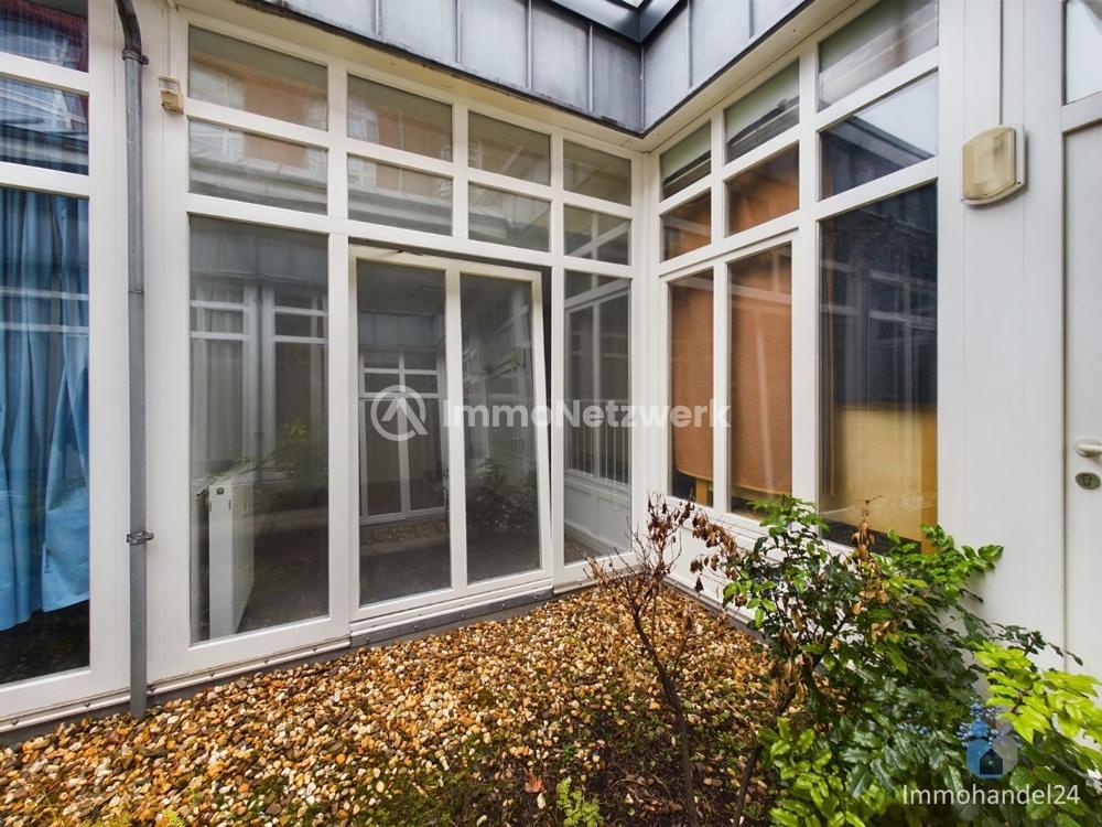 Blick zur Wohnung