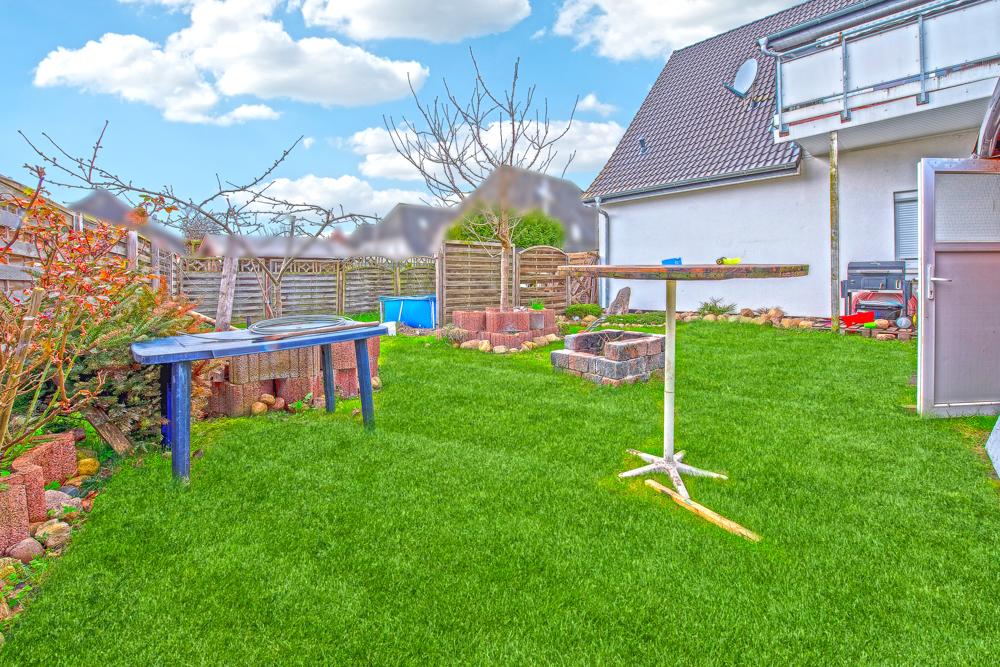 Mit schönem Garten