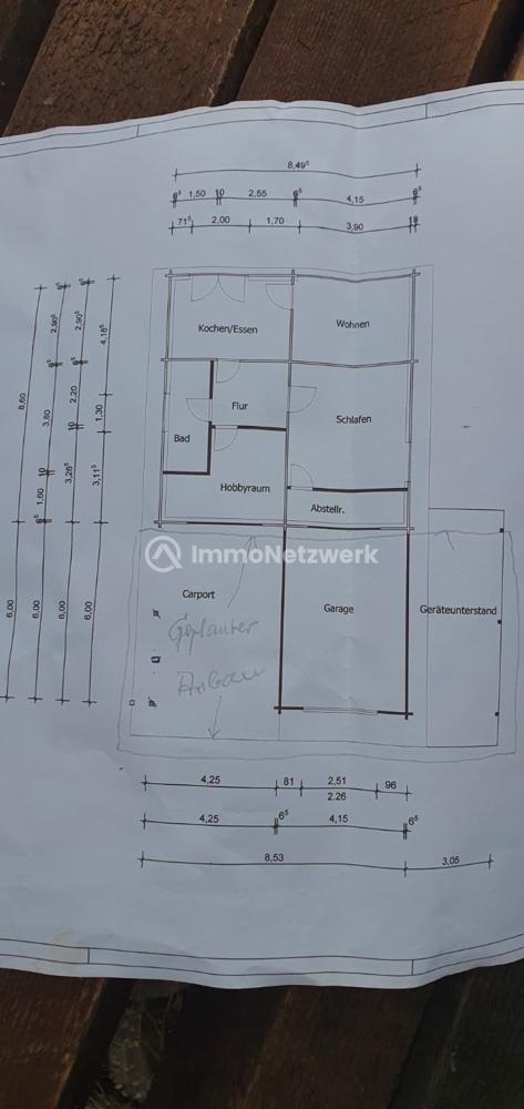Grundriss Erweiterungsplan