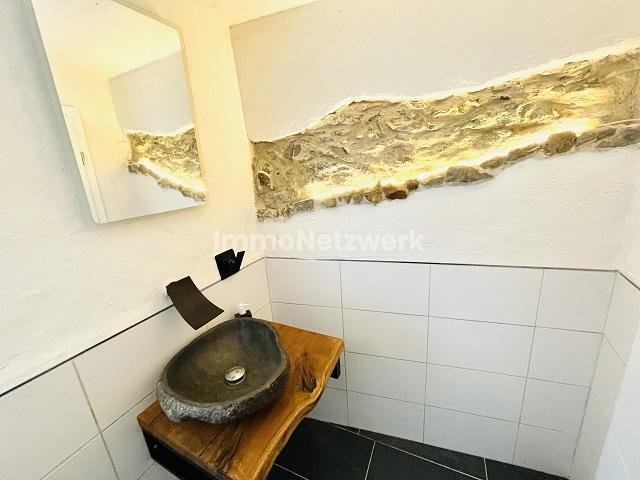 Gäste WC Wand Optik
