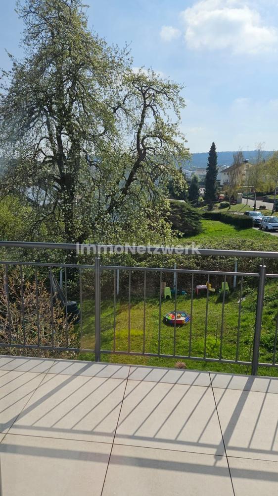 Blick vom Balkon