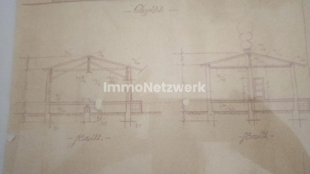 Grundriss Lagerfläche.Seitenansicht