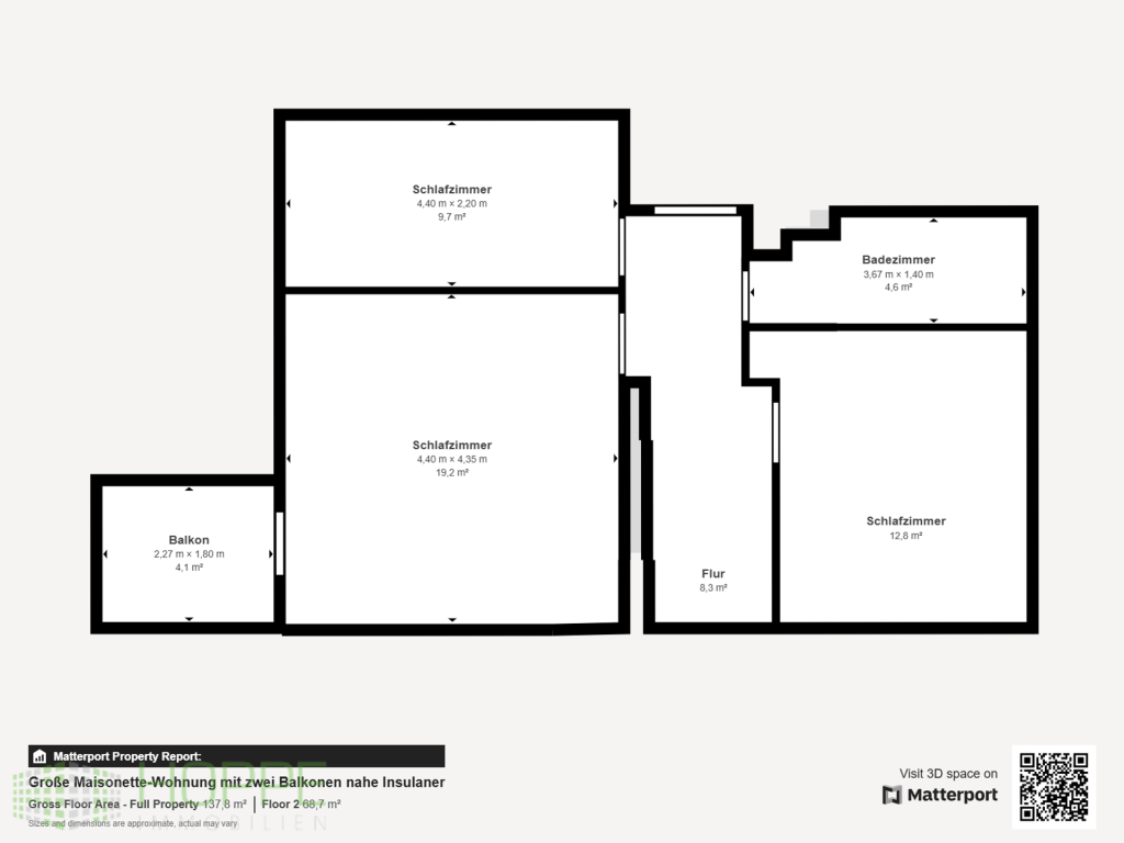 Grundriss 1. Obergeschoss