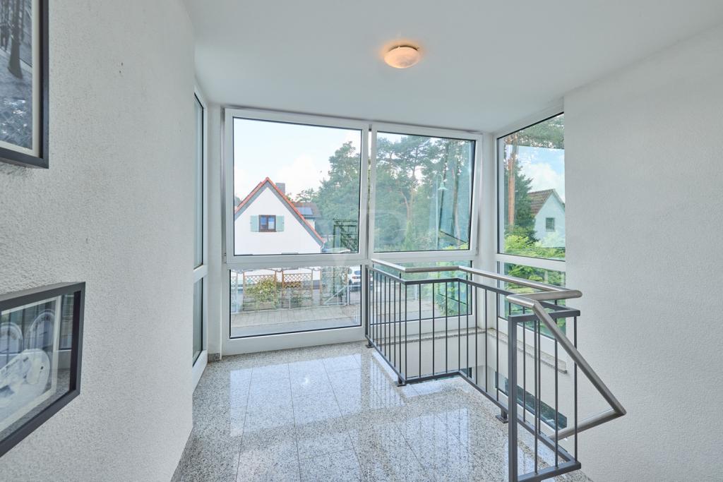 Hell & freundlich ist das Treppenhaus