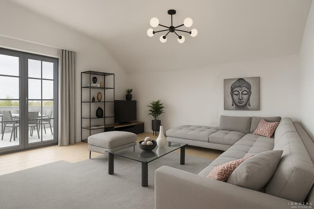 Wohnzimmer DG Visualisierung
