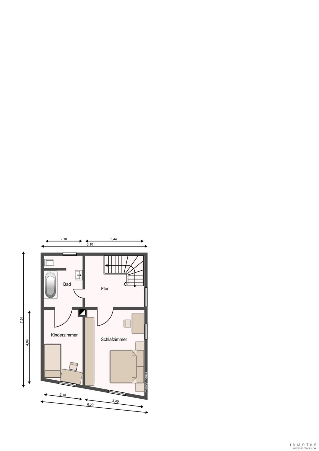 Grundriss Obergeschoss