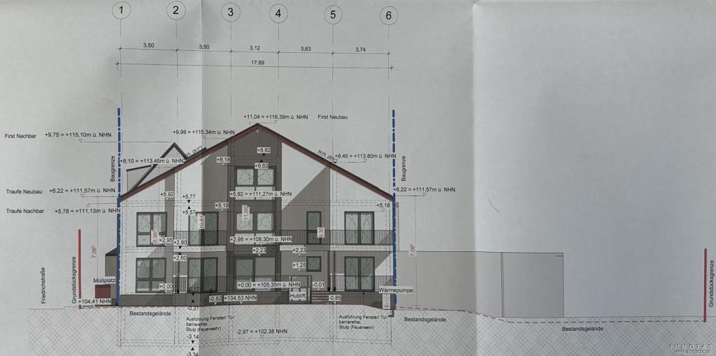 Projektierung - Ansicht Süd