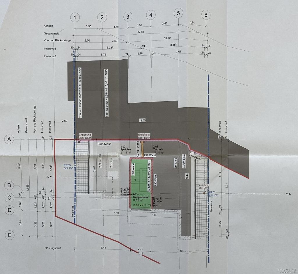 Projektierung - Grundriss DG