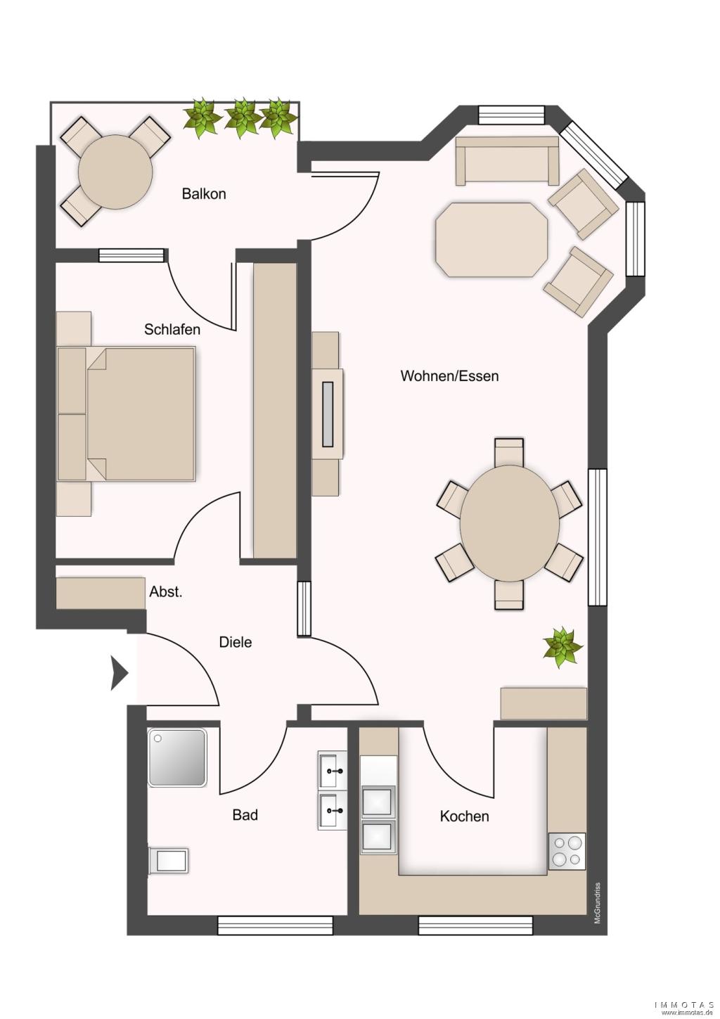 Grundriss Wohnung