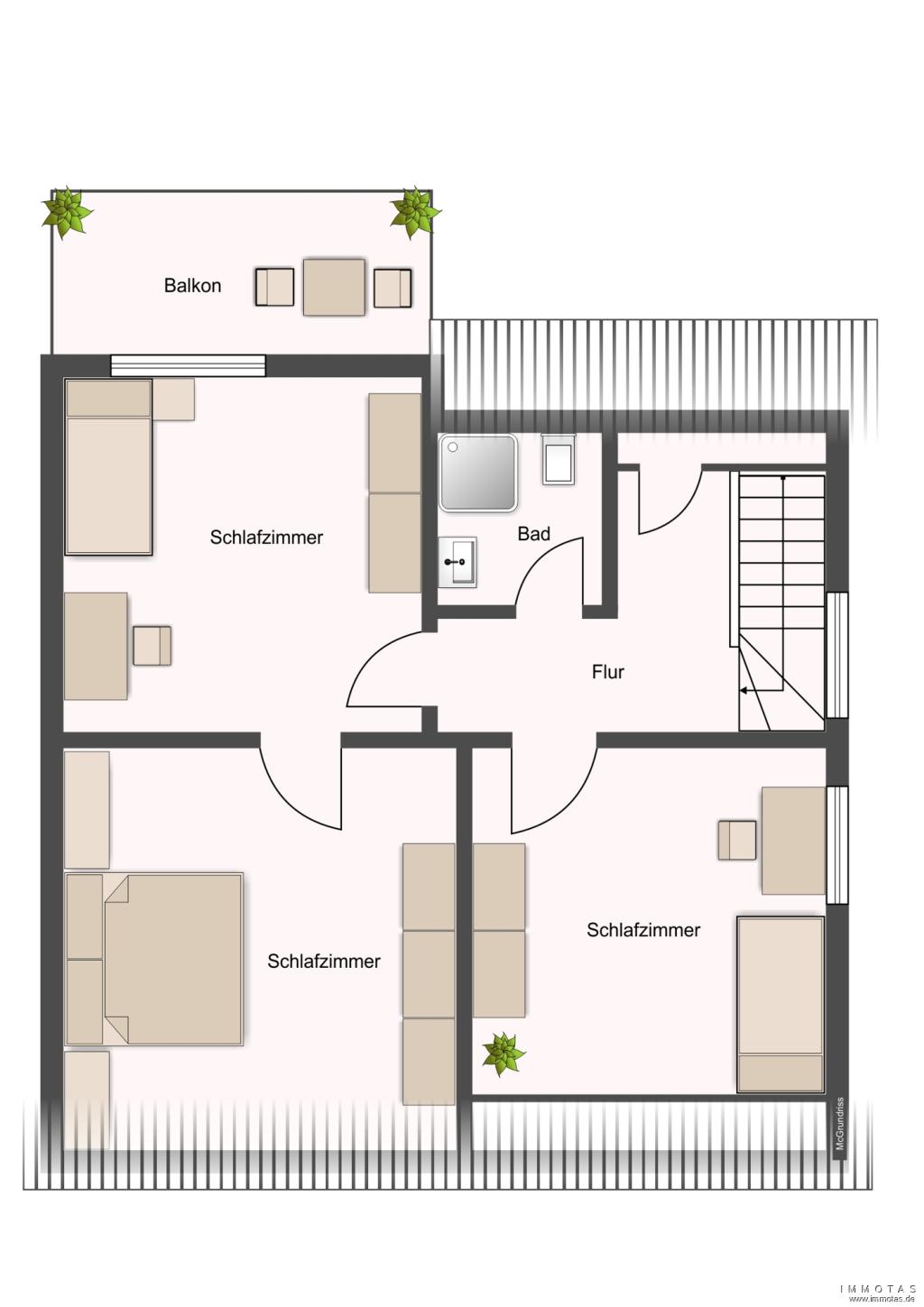 Grundriss Dachgeschoss