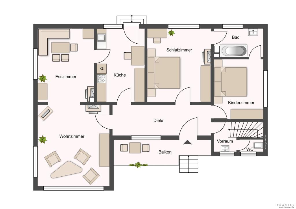 Grundriss Erdgeschoss