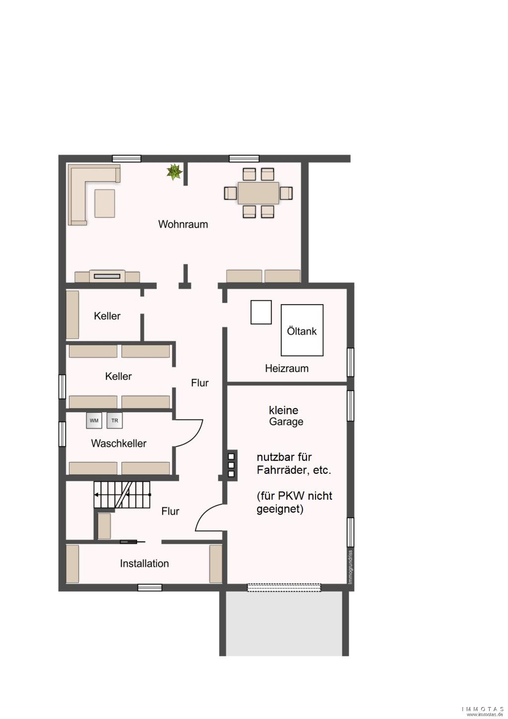 Grundriss Kellergeschoss