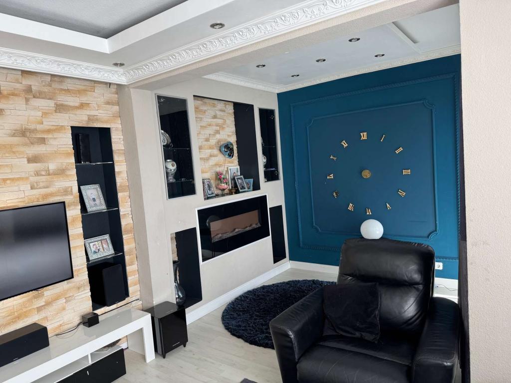 Wohnzimmer mit elektrokamin