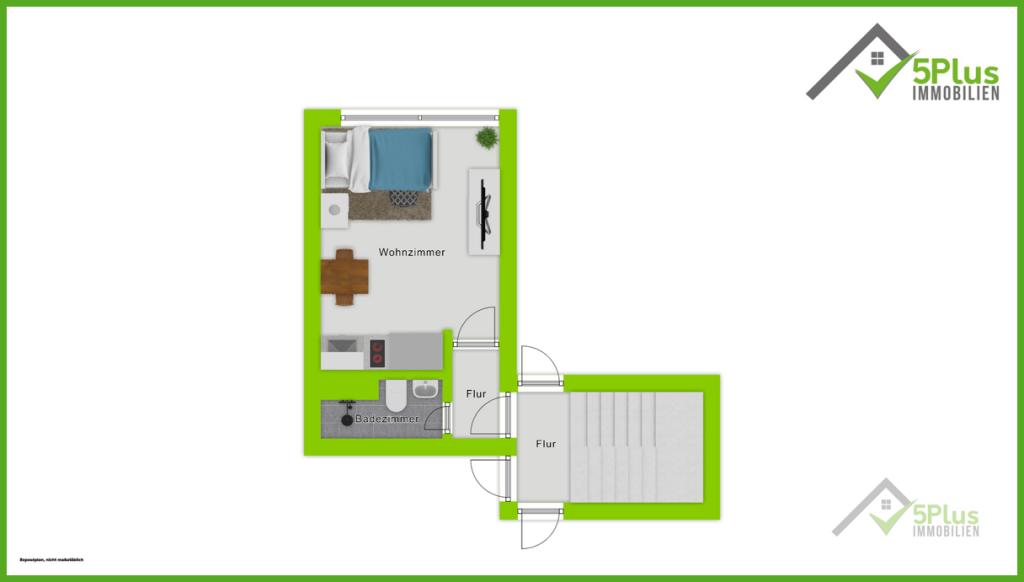 + 5PLUS + 1-ZIMMER-APPARTMENT MIT PANTRY-KÜCHE IM HERZEN VON AACHEN + - Foto 5