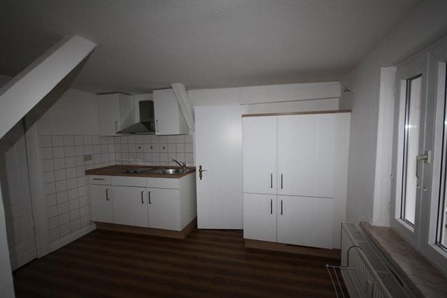 Wohnzimmer mit Küche