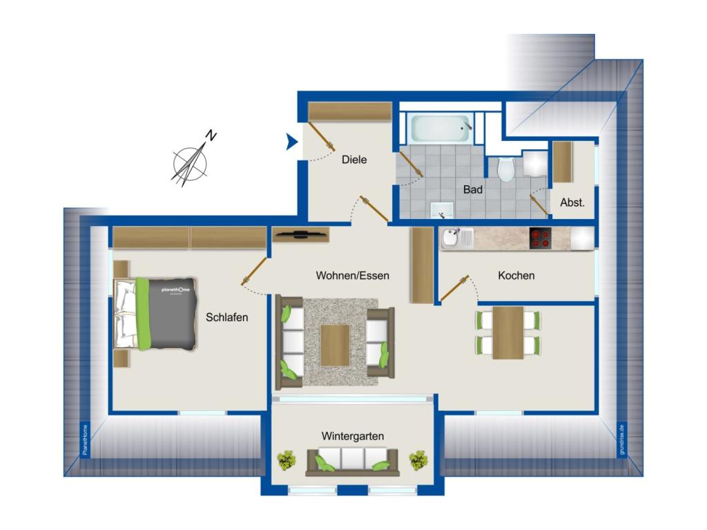Grundriss Wohnung