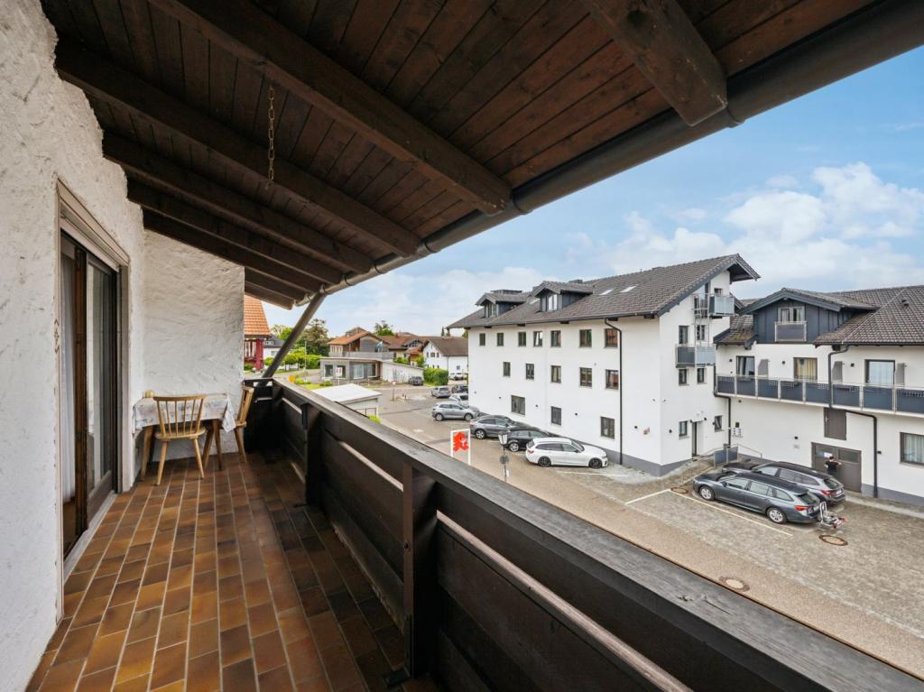 Blick vom Balkon