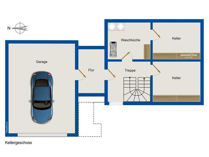 Keller und Garage