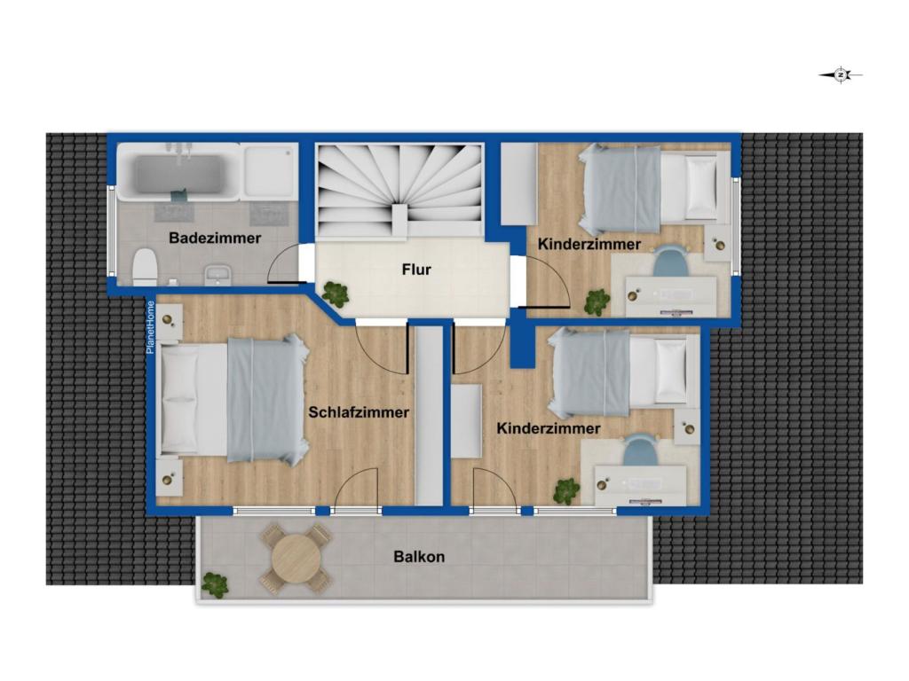 Grundriss Obergeschoss