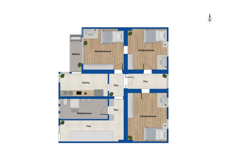 Grundriss Obergeschoss