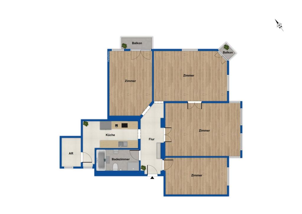 Grundriss Wohnung