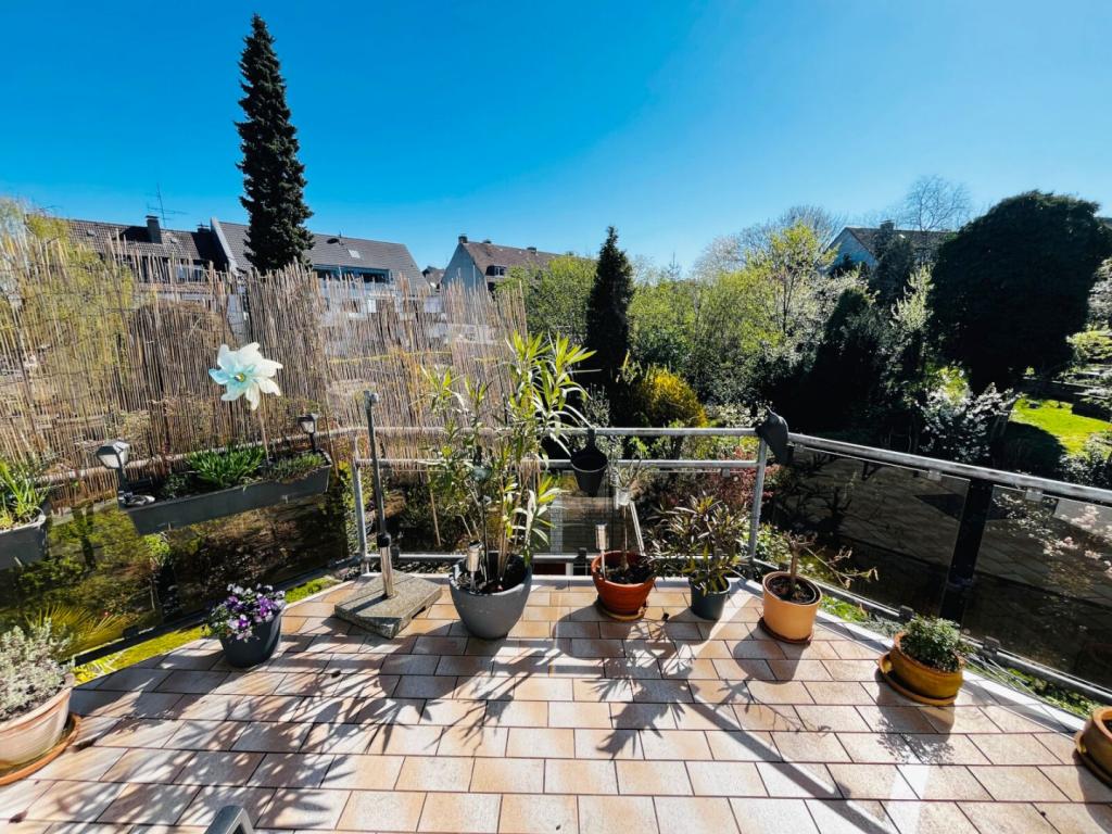 Ausblick Balkon
