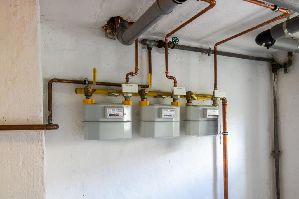 Keller exemplarisch Gasanschluss