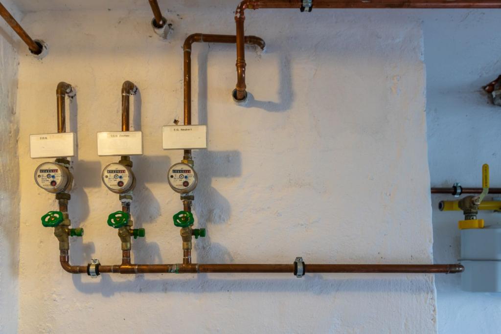 Keller exemplarisch Wasserzähler