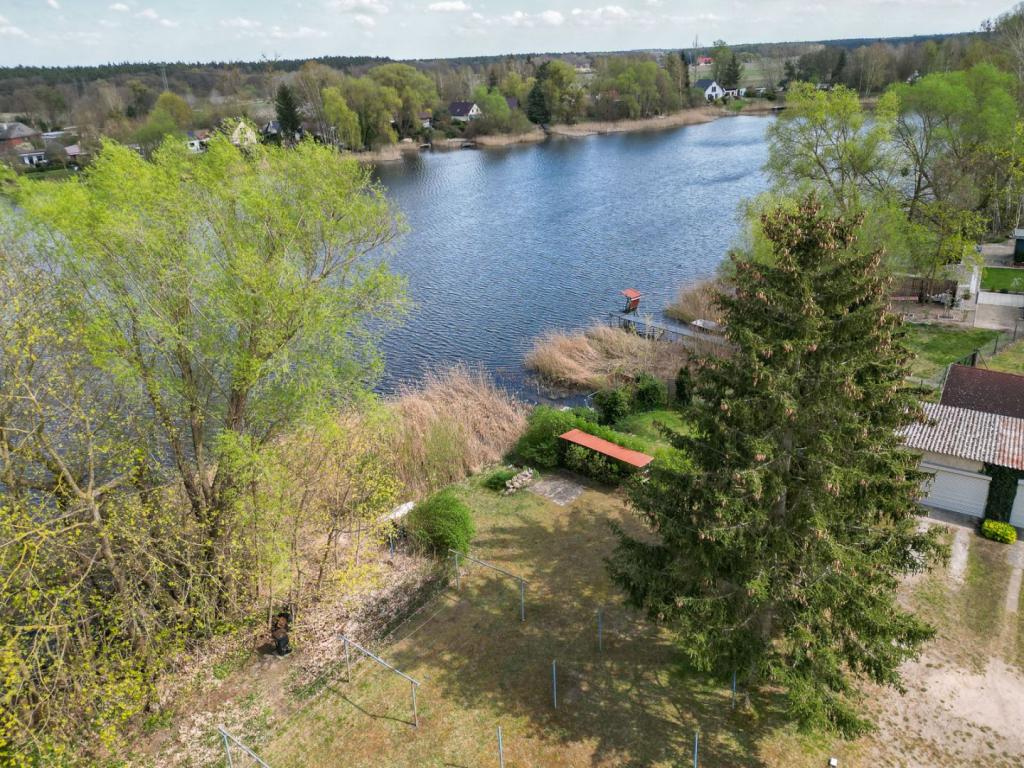 von den Mietern gepflegte Badestelle