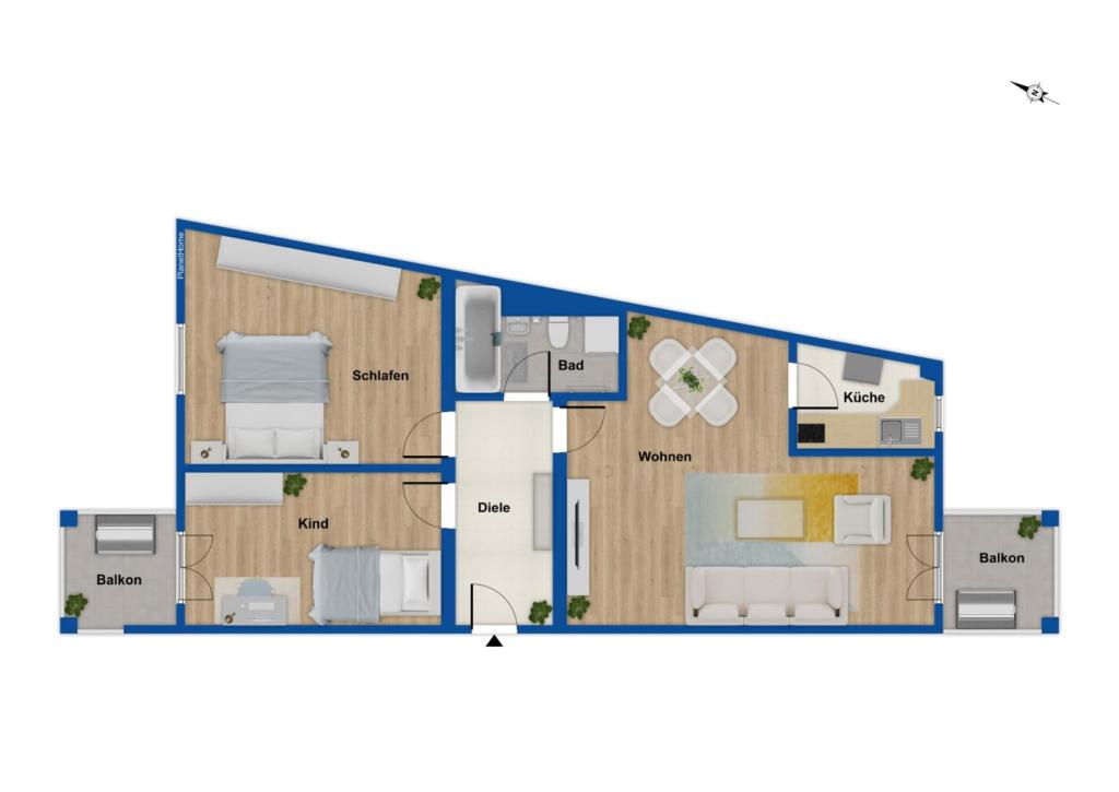 Grundriss 2. Obergeschoss