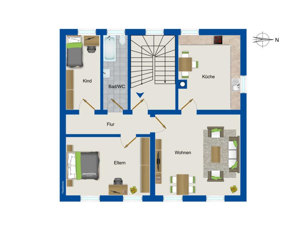 Grundriss Obergeschoss